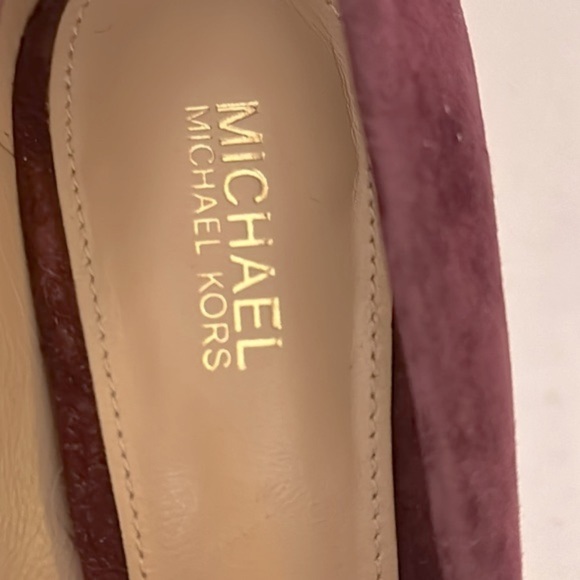Michael Kors Leather Suede Platform Pumps Size 6.5 - EUC - Picture 12 of 14